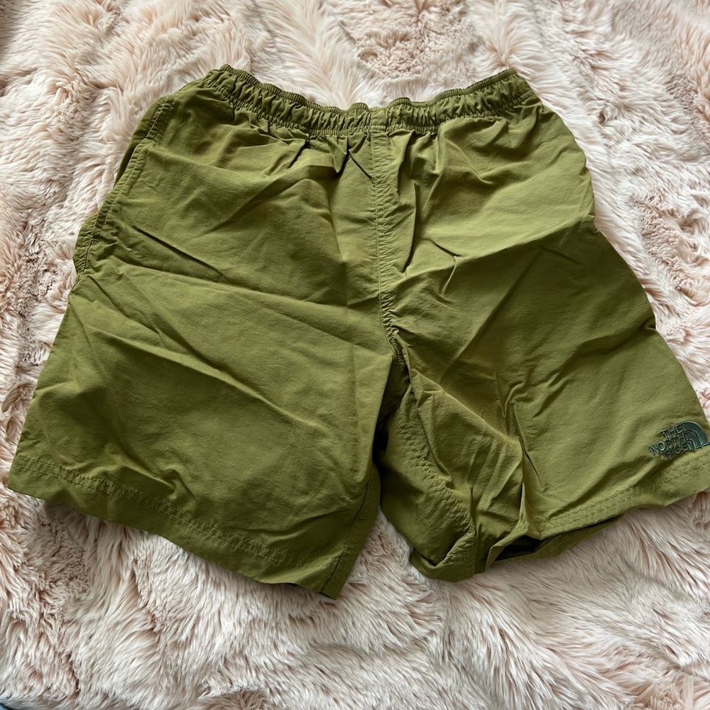 North Face hiking shirts, Olive Green, size S